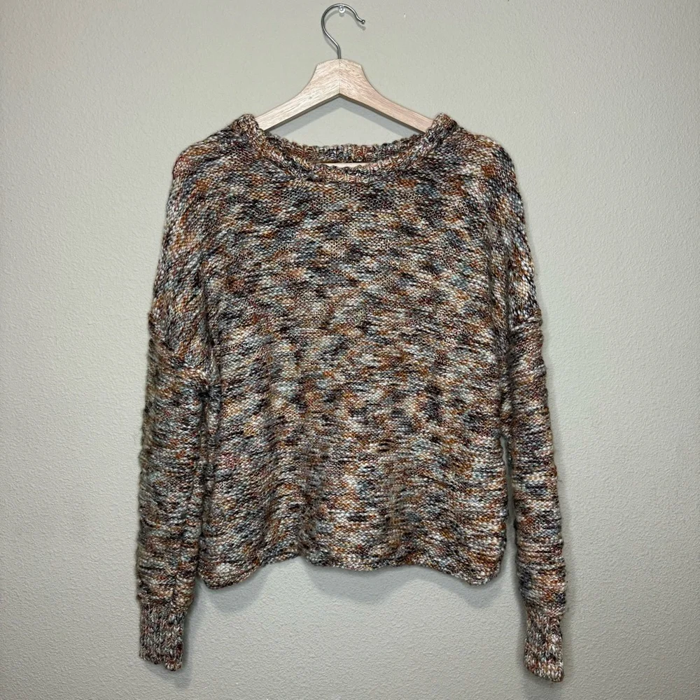 Universal Thread size large multi color knit wool blend long sleeve sweater - Picture 2 of 6
